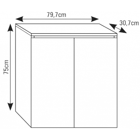 Mesa para acuarios AQUA LED PRO y AQUA LUX PRO (79.7 cm)