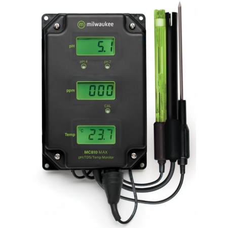 Minwaukee MC810 Medidor continuo PH-TDS-Temperatura