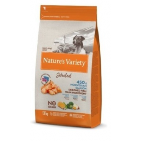 Nature´s Variety Selected No Grain Mini Salmón 1,5 Kg