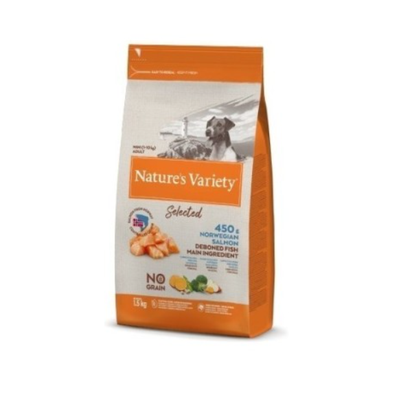 Nature´s Variety Selected No Grain Mini Salmón 1,5 Kg