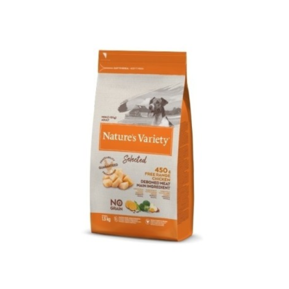 Nature´s Variety Selected No Grain Mini Fresh Chicken 1,5 Kg