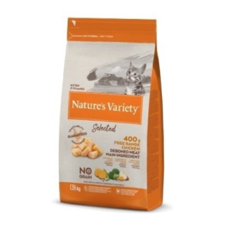 Nature´s Variety Selected Kitten Fresh Chicken 1,25 Kg