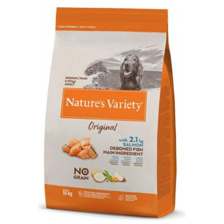 Nature's Variety Canine Adult Medium Maxi Salmon 10kg