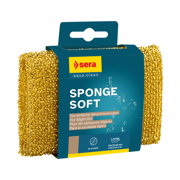 Esponja de limpieza suave (sera Sponge Soft)